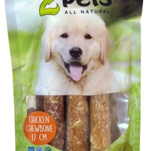 2Pets Tuggrulle m Kyckling 17cm 3-p