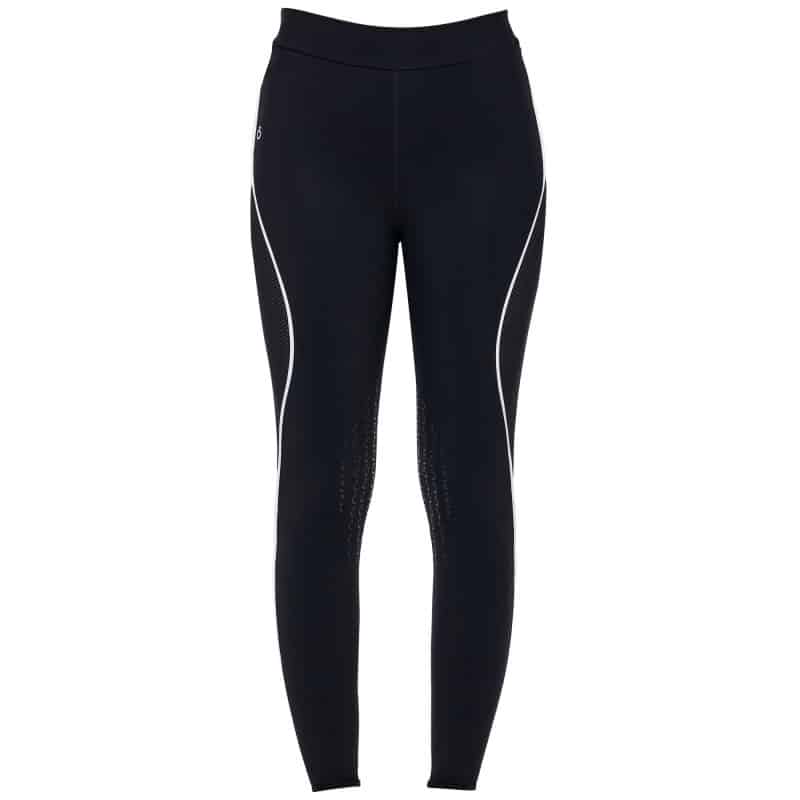 CT High Waist Perforated Insert Leggings knägrip marin 38