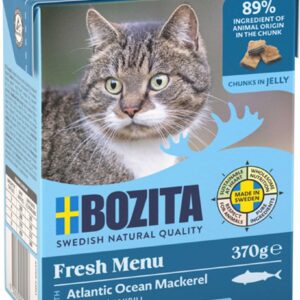 Bozita Katt Bitar i Gele Makrill 370g