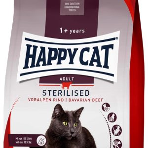 HappyCat Adult sterilised, Nötkött, 1,3 kg