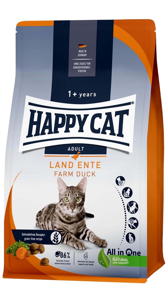 HappyCat GrainFree, Anka, 4 kg