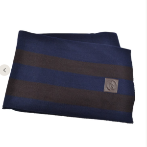 Hansbo Sport Ullfilt marin/brun 180 x 200 cm