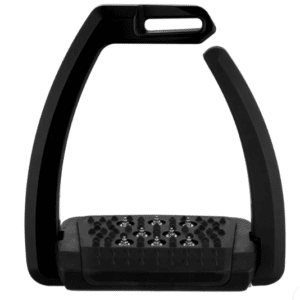 Sprenger Aero stigbygel Alu/Svart 12cm med Spikes dam