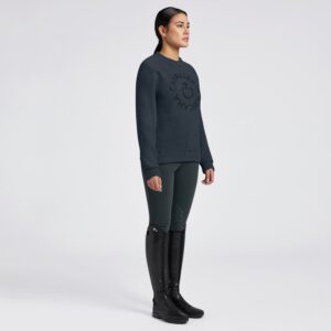 Cavalleria toscana Fleece Crew neck Pullover Marin L