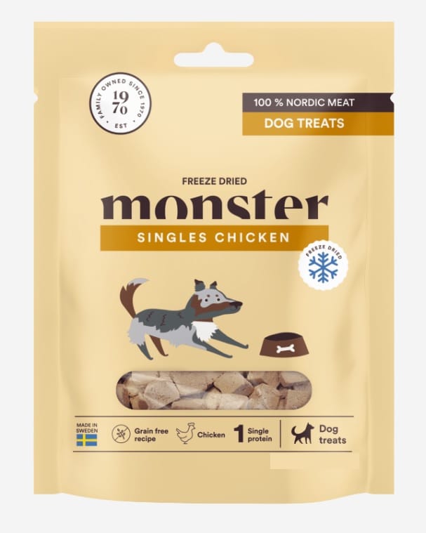 Monster Dog Treats Freeze dried Chicken 150g