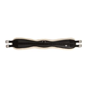 Lippo Sadelgjord med ludd Svart 130cm