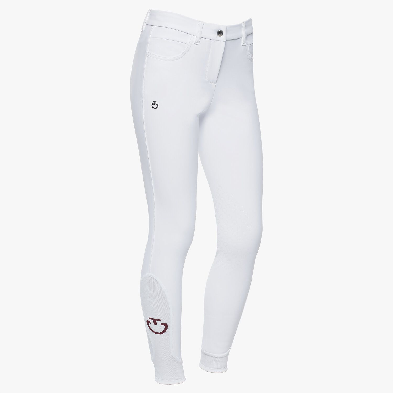 Cavalleria Toscana girls knägrip ridbyxa Vit