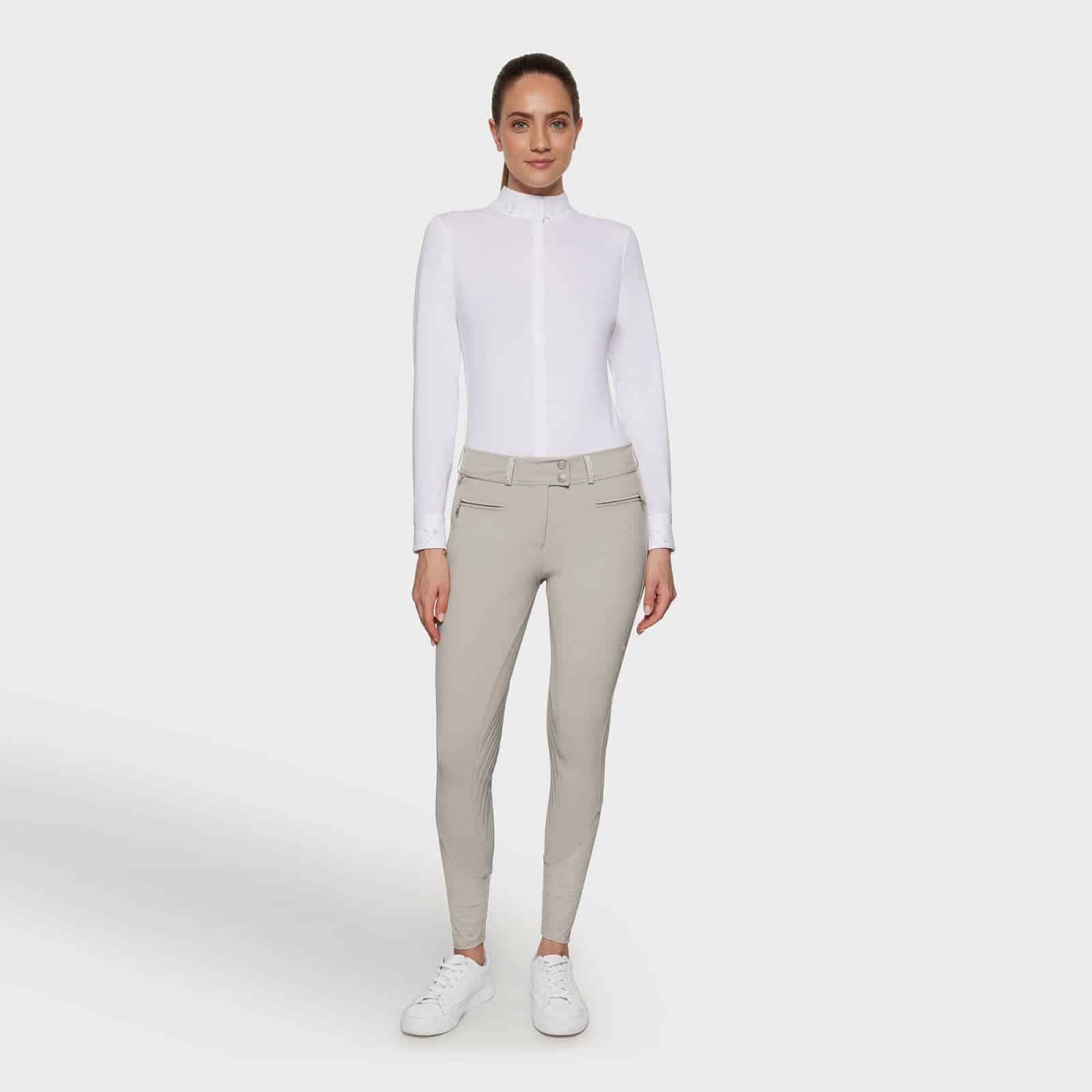 Samshield Chloe Ridbyxa Beige knägrip