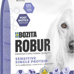 Bozita Robur Adult Sens. Single Prot. Lamb/Ris 3kg