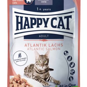 HappyCat våt/sås, lax, 85 g