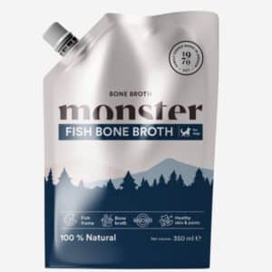 Monster Dog Bone Broth Fish 350 ml
