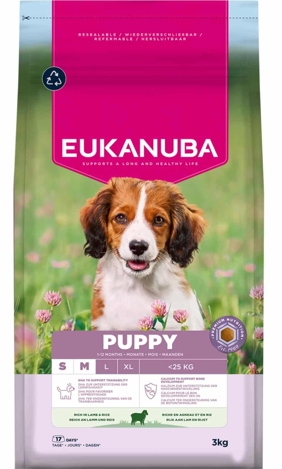 Euk Dog Puppy Lamb & Rice S/M 3 kg