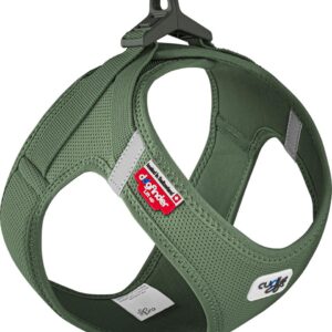 Curli Vest sele Clasp Air-Mesh grön