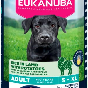 Eukanuba våtfoder Adult, lamm med potatis 400g