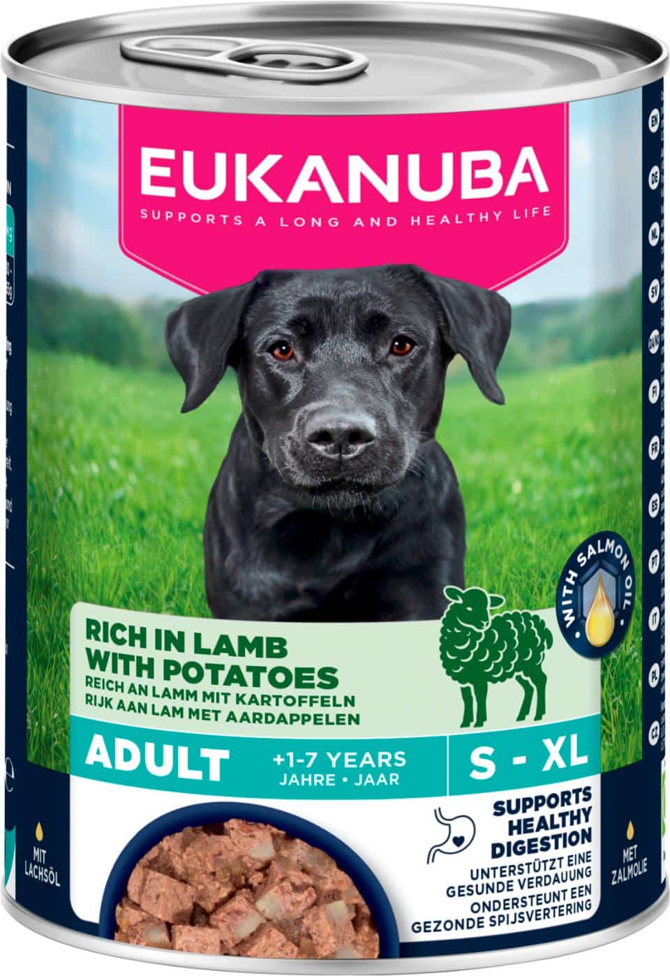 Eukanuba våtfoder Adult, lamm med potatis 400g