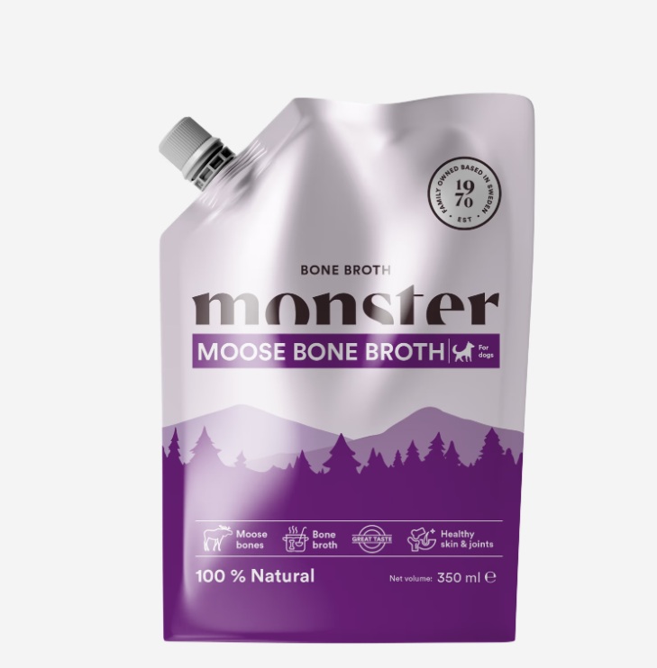 Monster Dog Bone Broth Moose 350 ml