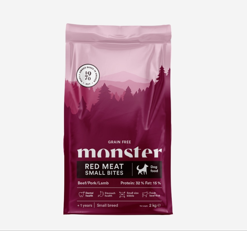 Monster Dog GF Adult Red Meat small bites 2kg
