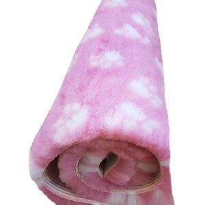 Lupus Fäll 75*75cm Rosa m vita Tassar