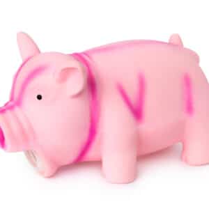 Dogman Leksak Gris Rosa L