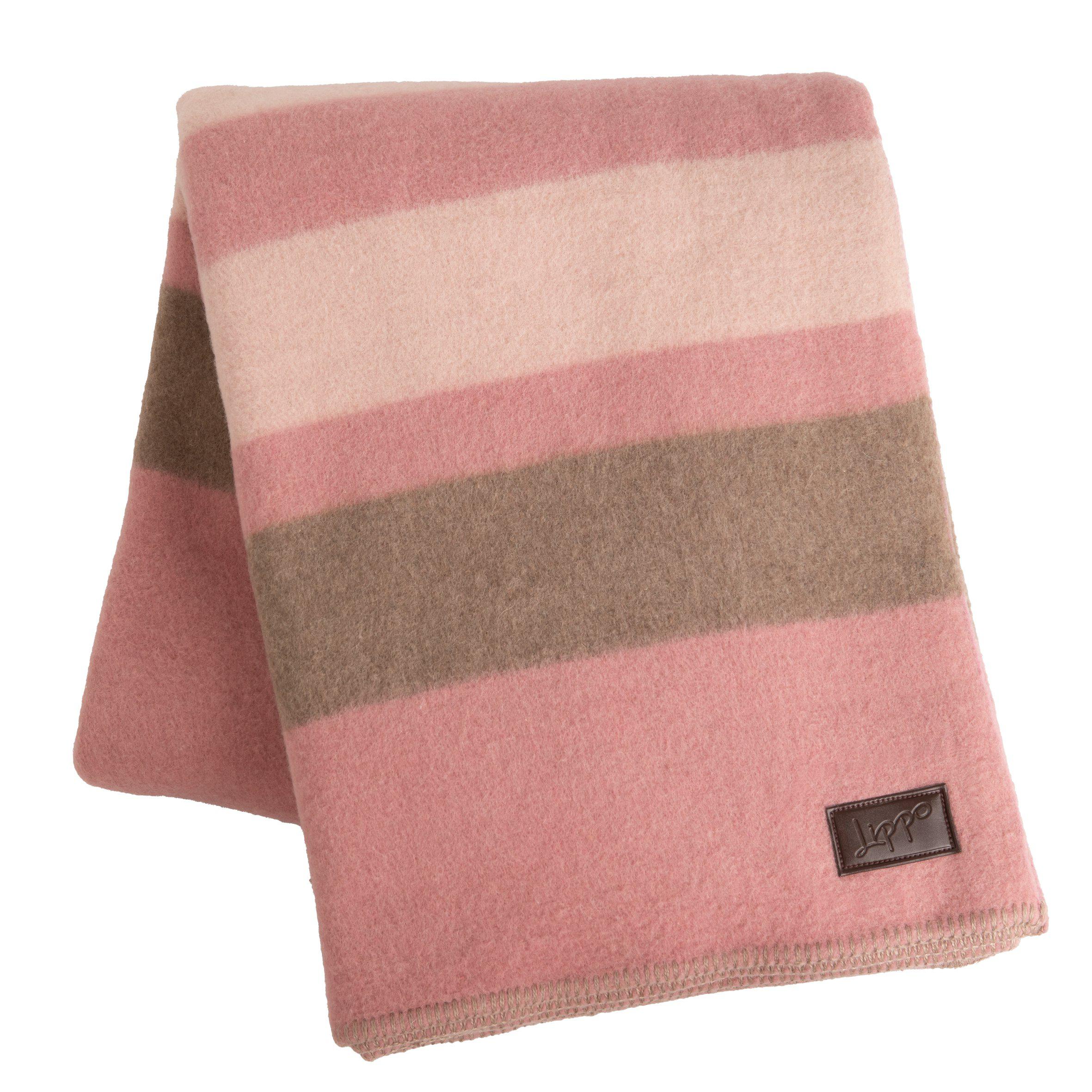 Lippo Ullfilt Rosewood 180*210 Rosa/Taupe