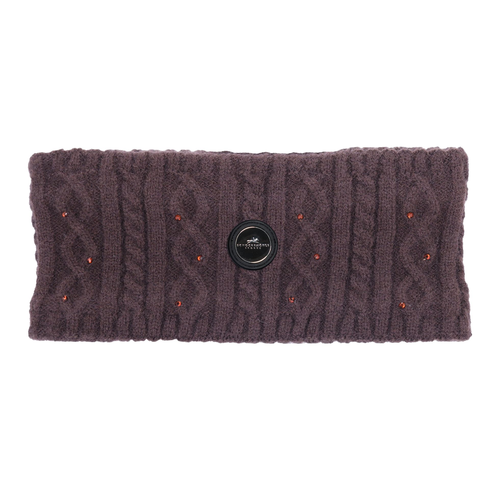 Schockemöhle Beanie Glamour pannband Brun