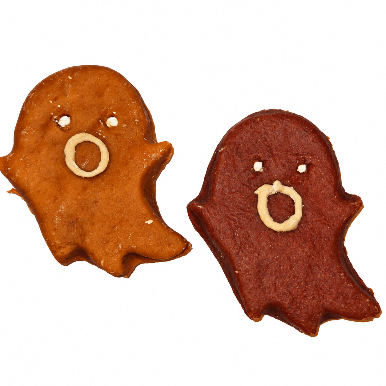 Halloweensnack, spöke med kycklingbröst/ankbröst 9cm, 40g